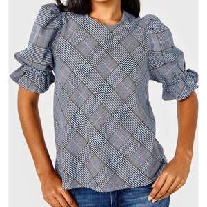 NEW CARTOLINA NANTUCKET connie anne top in cerulean tweed